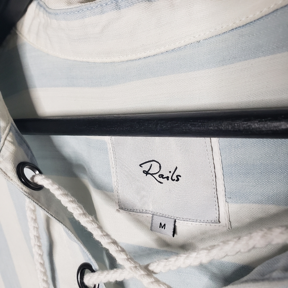 Rails Uli Lace Up Block Stripe Top - image 4